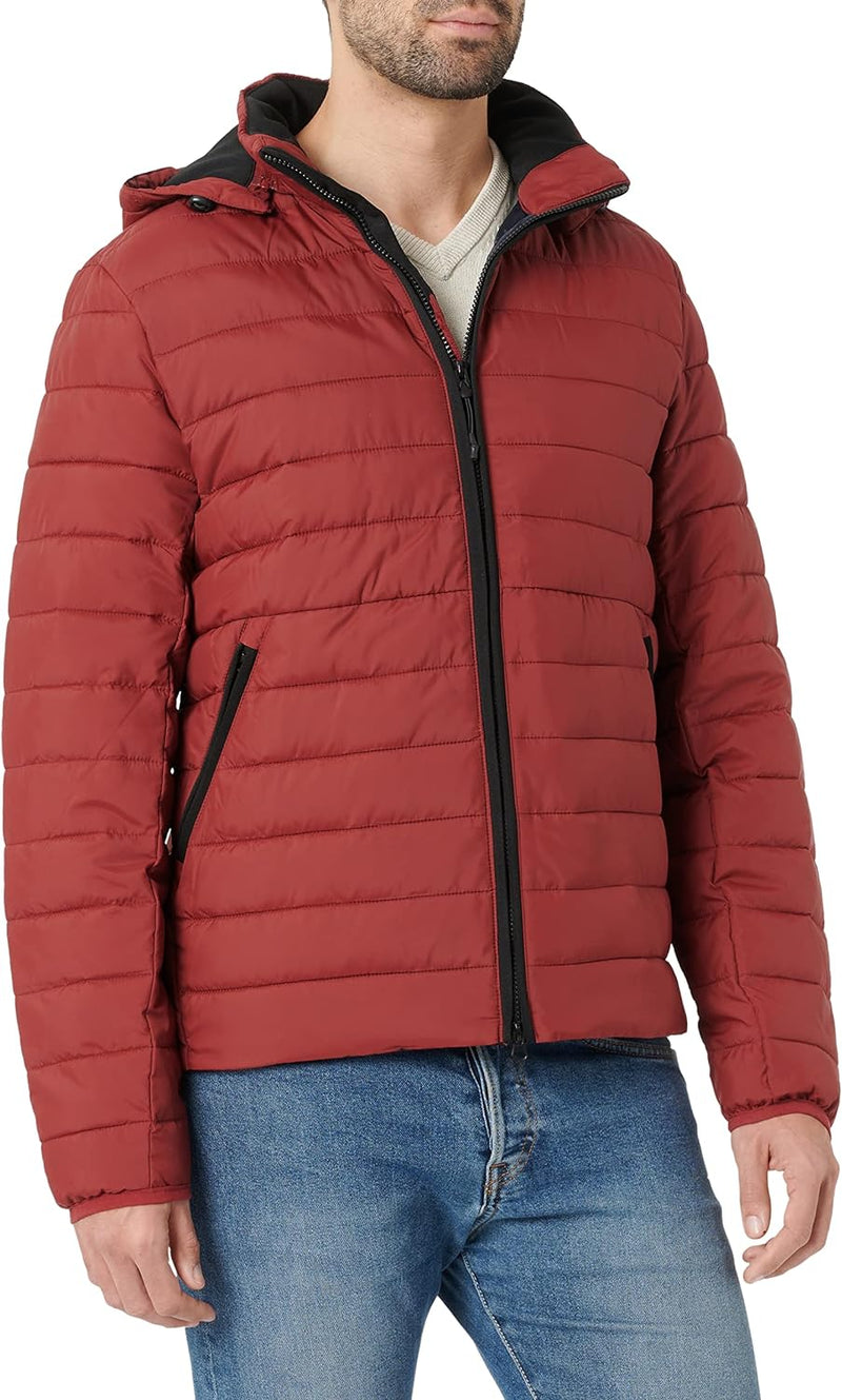 s.Oliver Herren Jacke Langarm L Dark Red, L Dark Red