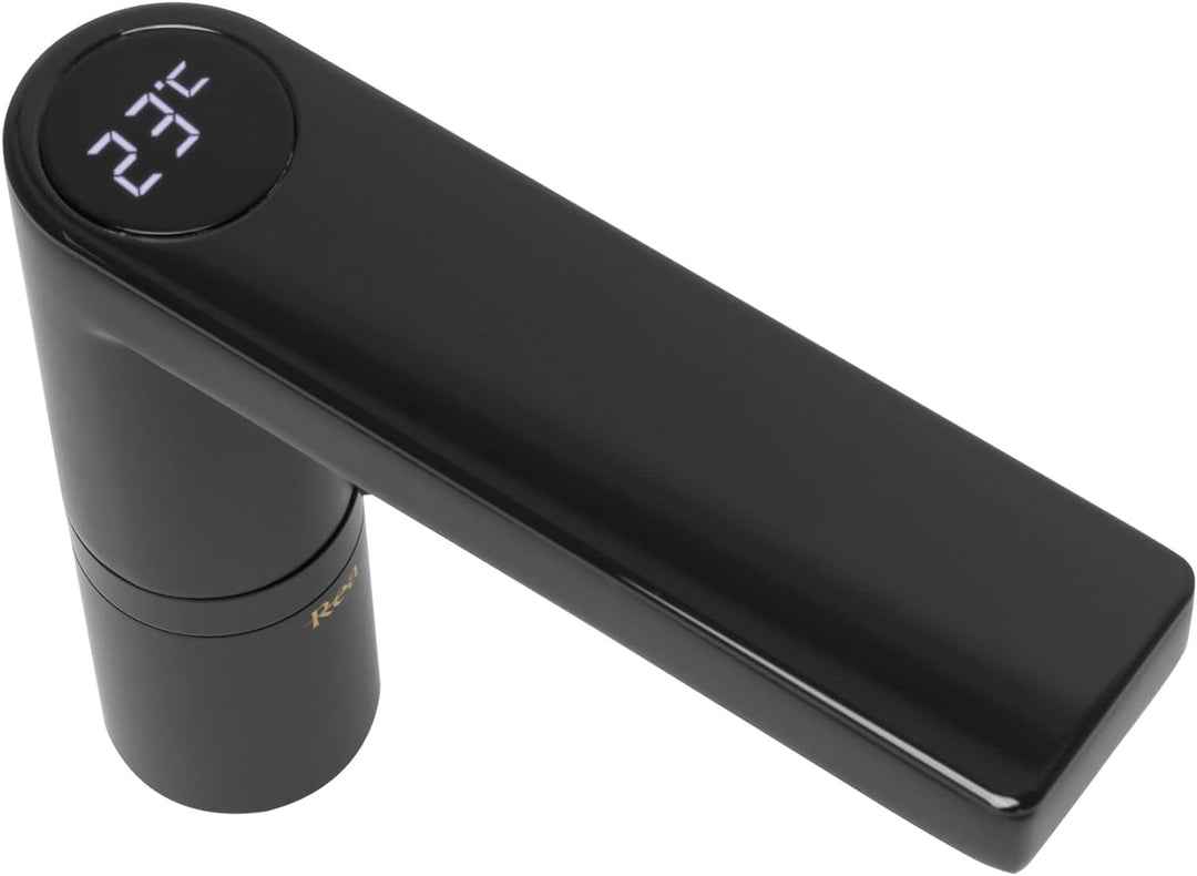 Rea Waschtischarmatur AMAR LCD BLACK LOW Wasserhahn Bad Badarmatur aus Messing Armatur für Waschbeck