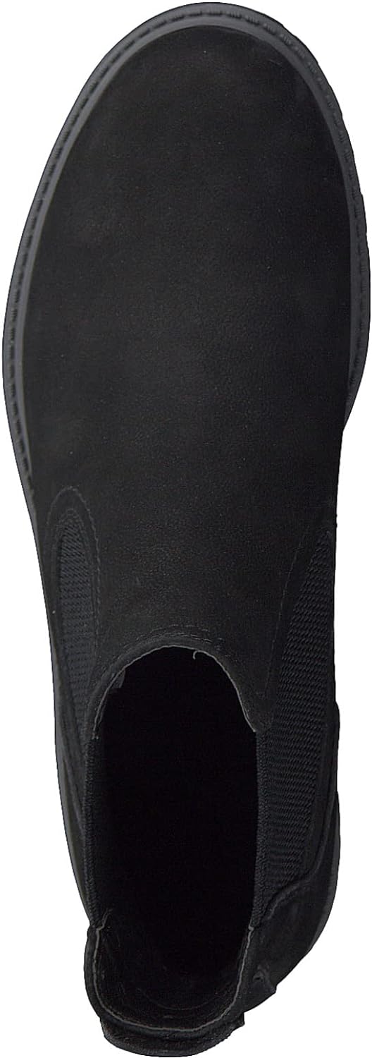 Tamaris Damen Chelsea Boots, Frauen Stiefeletten 37 EU Schwarz Black Uni, 37 EU Schwarz Black Uni