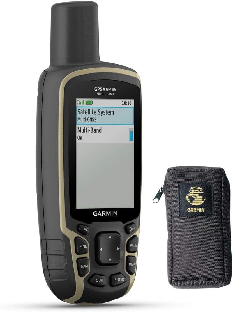 Garmin GPSMAP 65 - GPS Outdoor-Hand-Navigationsgerät - inkl. Tragetasche