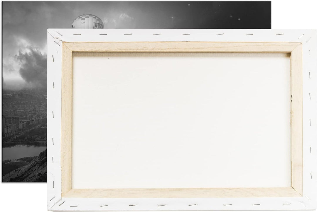 deyoli eine geheimnisvolle und düstere Welt Effekt: Schwarz&Weiss,Format: 80x60 als Leinwandbild, Mo