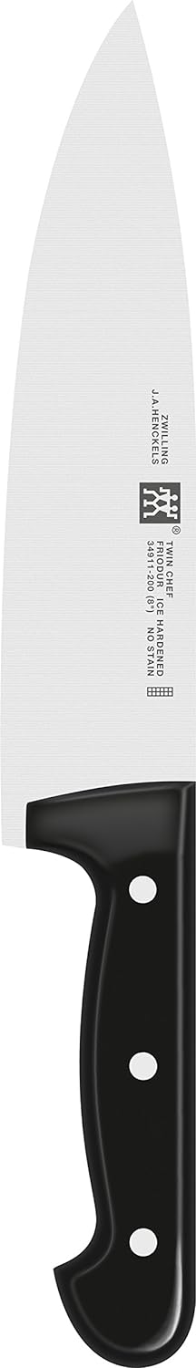 Zwilling Twin Chef 34931-009-0 Messerset, 3-teilig, schwarz, Koch- Fleisch- Gemüsemesser