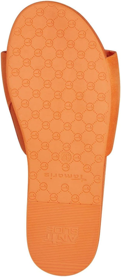 Tamaris Damen Pantolette 1-1-27254-30 41 EU Orange, 41 EU Orange