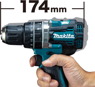 Makita HP002GZ Akku-Schlagbohrschrauber 40V max. (ohne Akku, ohne Ladegerät), Petrol, Akku-Schlagboh