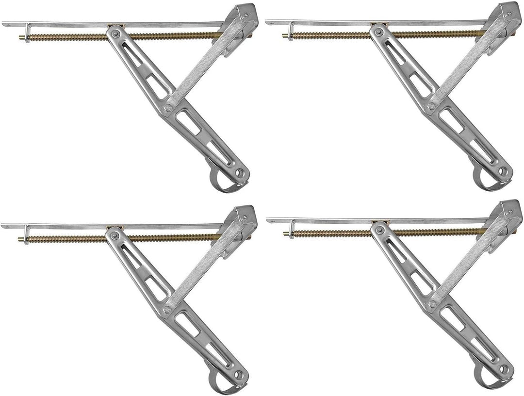 4x PROPLUS Ausdrehstütze Stützfuss Steckstütze Wohnwagen 19mm Kurbelstützen 600kg