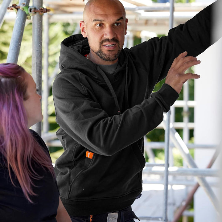 Scruffs Kapuzenpulli „Eco Worker“, schwarz L (T55404) L Schwarz, L Schwarz