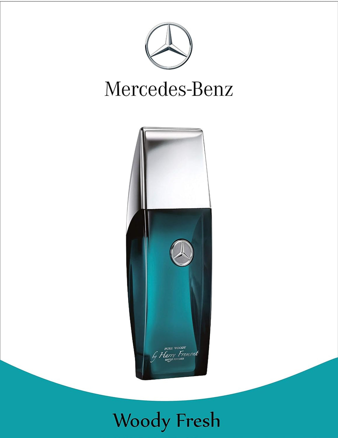 Mercedes-Benz VIP Club Eau de Toilette Pure Woody Natural Spray, 100 ml, Pure Woody