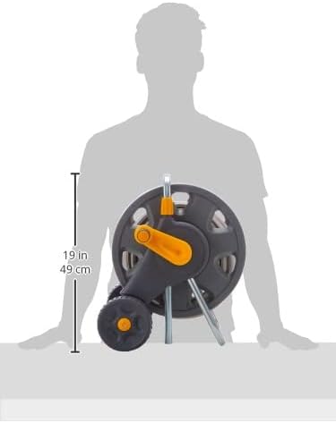 Hozelock Montierter Schlauchwagen (45m), mit 20m Schlauch für 45 Meter Schlauch mit 20 meter Schlauc