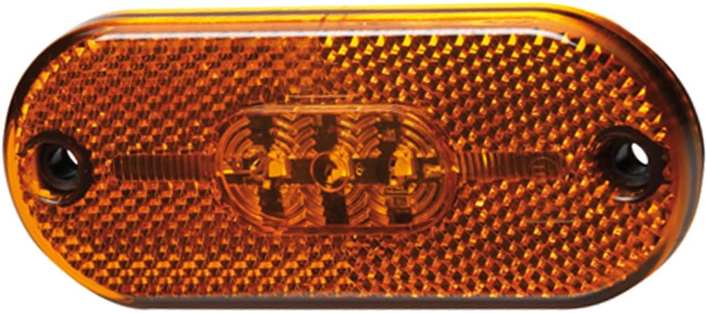 Hella - Seitenmarkierungsleuchte - Valuefit - LED - 12V - Schraubanschluss/Anbau - Lichtscheibenfarb