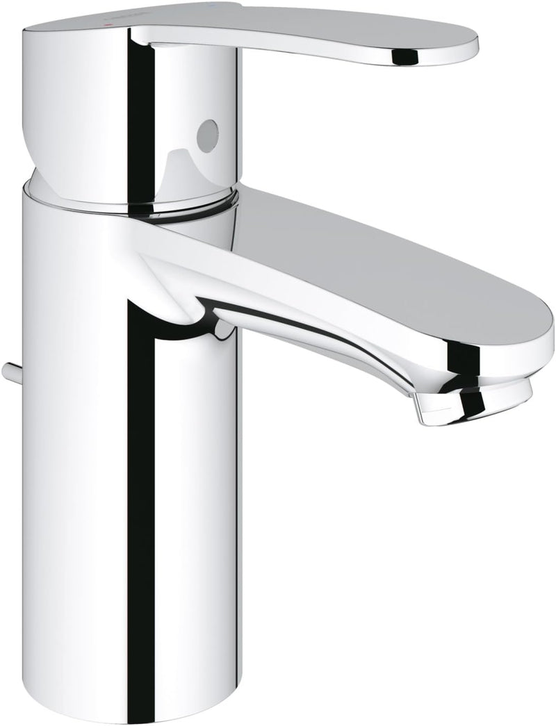 Grohe Eurostyle Cosmopolitan | Badarmatur - Waschtischarmatur | mit Zugstange, S-Size, mit EcoJoy |