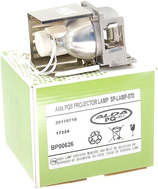 Alda PQ-Premium, Beamerlampe/Ersatzlampe kompatibel mit SP-LAMP-070 für INFOCUS IN122, IN124, IN125,