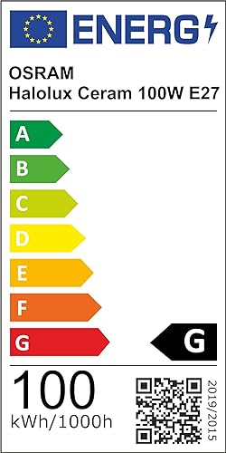 Osram Halogenglühlampe Halolux Ceram E27, 100W, klar