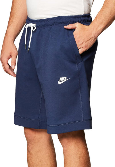 Nike Sportswear Men's Fleece Short, MIDN, Kombi((410)), Gr. L