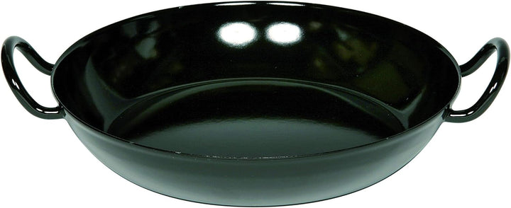 Riess, 0603-022, Schlemmerpfanne 30, CLASSIC - SCHWARZEMAILLE, Durchmesser 30 cm, Höhe 7.9 cm, Email