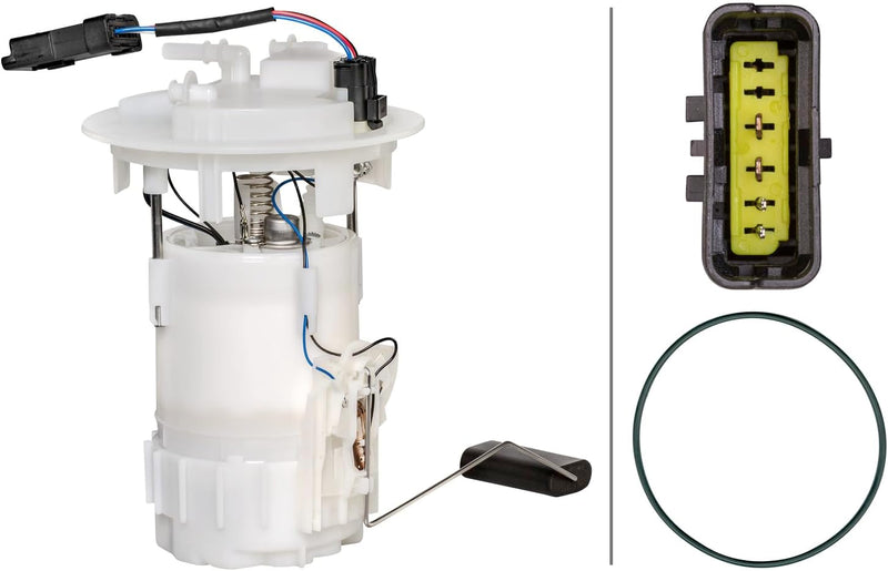 HELLA 8TF 358 106-021 Kraftstoff-Fördereinheit - elektrisch - 4-polig - mit Dichtung/mit Tankgeber