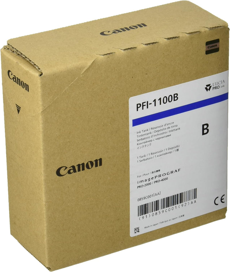 Canon 0859C001 Tinte PFI1100B blau 160ml