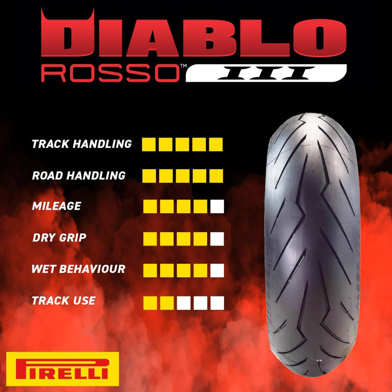 Pirelli (73W) TL, Diablo Rosso Iii, 190/50 ZR17 (73W)