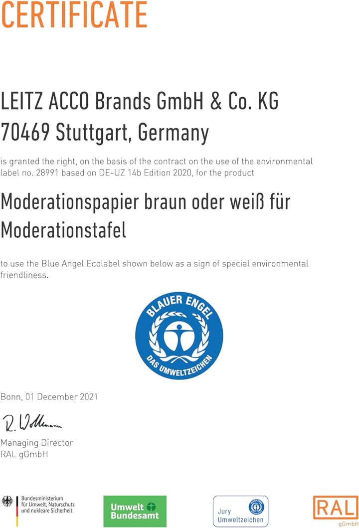 FRANKEN Moderationspapier, 140 x 110 cm, Kraftpapier, 80 g/qm, 50 Stück, weiss, UMZ MPKW weiss 50 St