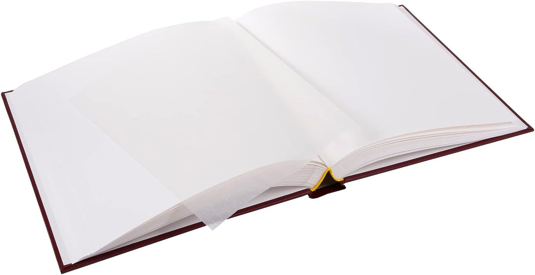 goldbuch 31 383 Fotoalbum Classic mit 100 weissen Seiten und Pergamin Trennblätter, Fotobuch mit Kun