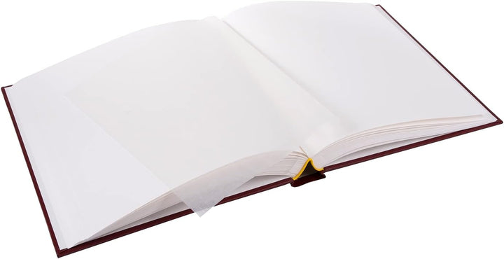 goldbuch 31 383 Fotoalbum Classic mit 100 weissen Seiten und Pergamin Trennblätter, Fotobuch mit Kun