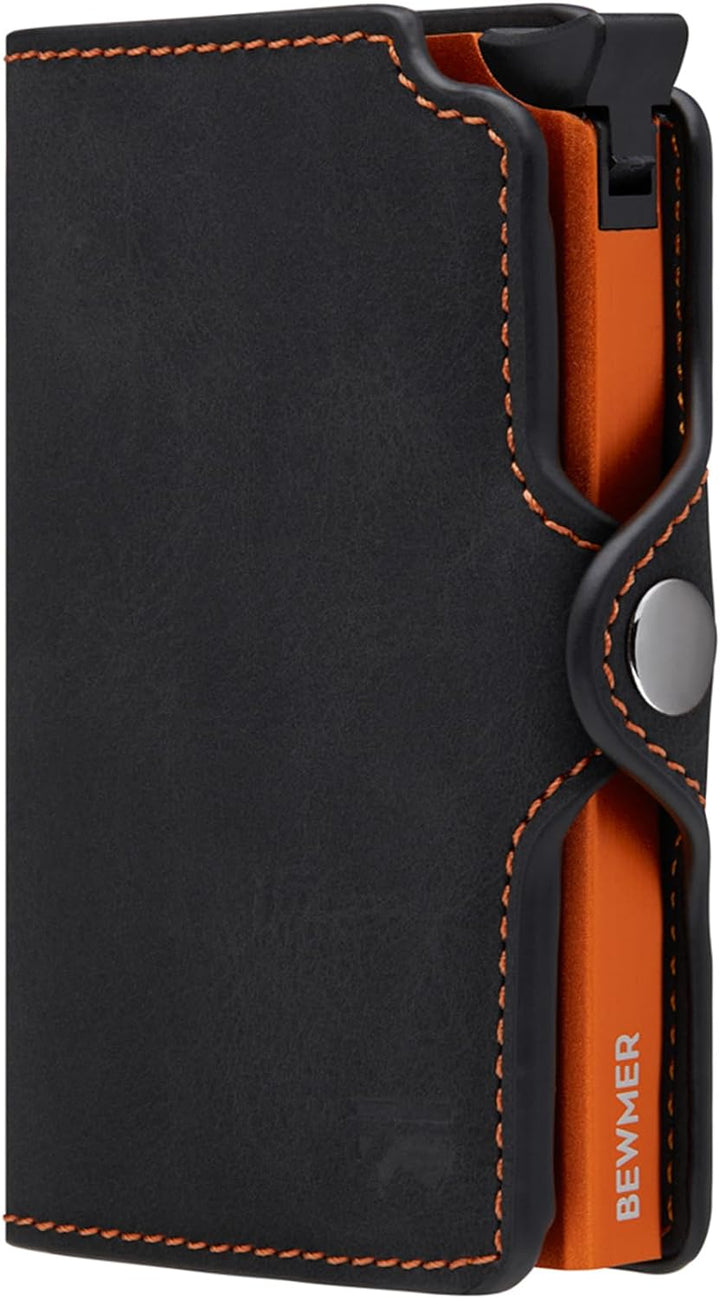 BEWMER 1 Geschütztes Kartenetui | Slim Wallet für Männer und Frauen | Kartenhalter mit RFID-Schutz u