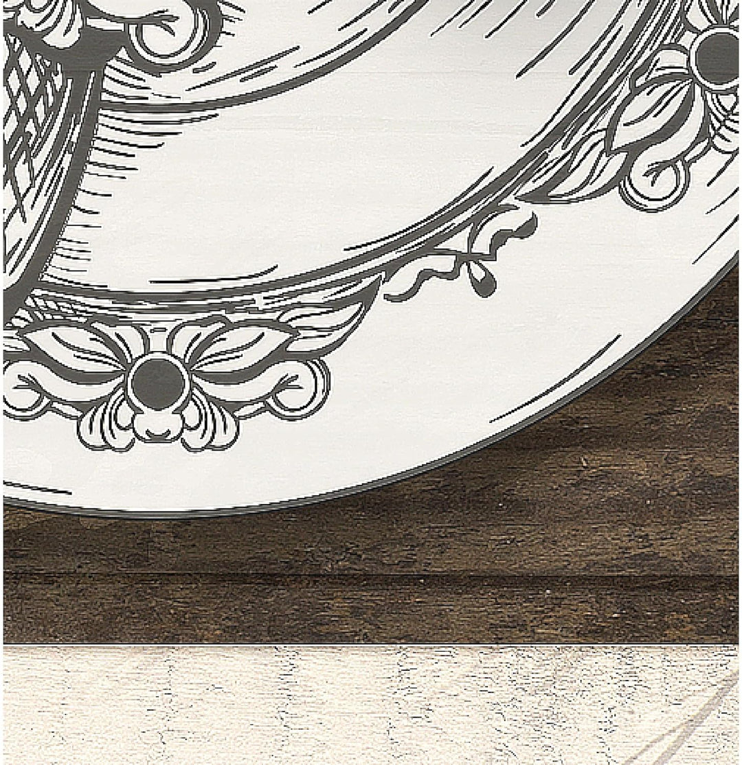 Runa Art Bild Esszimmer Küchenbilder Küche Abstrakt 5 Teilig Kaffee Beige Braun Wandbilder auf Vlies