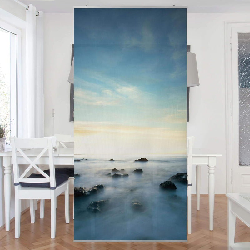 Bilderwelten Raumteiler Sonnenuntergang über dem Ozean 250x120cm ohne Halterung, ohne Halterung