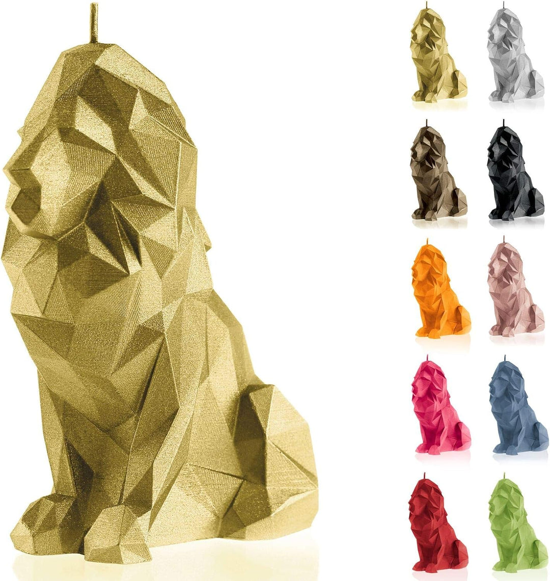 Candellana Handmade Lion Low-Poly Kerze Geschenk- Lustig - Dekorative Kerze - Home Décor - Geschenke