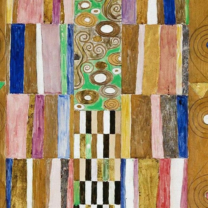 Wandbild Gustav Klimt Modern Deko Kunst Bilder Abstraktion mehrfarbig 30x90 cm M12828 30x90 cm, M128