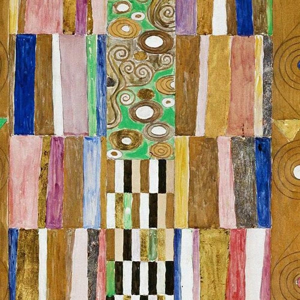 Wandbild XXL Gustav Klimt Deko Kunst Bilder Abstraktion mehrfarbig 50x150 cm M12828 50x150 cm, M1282