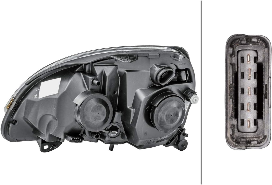 HELLA 1LB 008 461-761 Halogen-Hauptscheinwerfer - rechts - für u.a. Renault Clio II (Bb_, Cb_) Recht