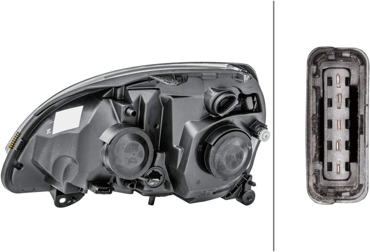 HELLA 1LB 008 461-761 Halogen-Hauptscheinwerfer - rechts - für u.a. Renault Clio II (Bb_, Cb_) Recht