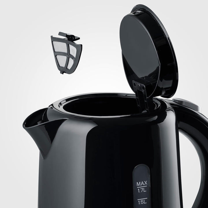 SEVERIN Wasserkocher 1,7 l, leistungsstarker und kompakter Wasserkocher in hochwertigem Design, elek