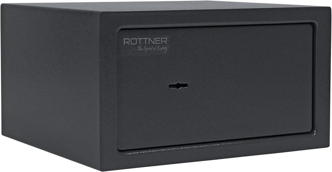 Rottner Möbeltresor Jupiter 2, Doppelbartschloss, anthrazit, BxHxT 31x17x28 cm, inkl. Befestigungsma