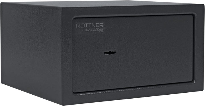 Rottner Möbeltresor Jupiter 2, Doppelbartschloss, anthrazit, BxHxT 31x17x28 cm, inkl. Befestigungsma