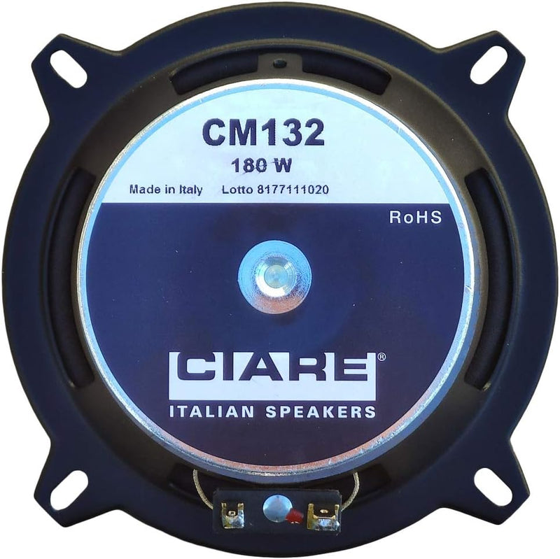 1 MIDRANGE CIARE CM132 cm 132 Lautsprecher 13,00 cm 130 mm 5" 90 watt rms und 180 watt max mit imped