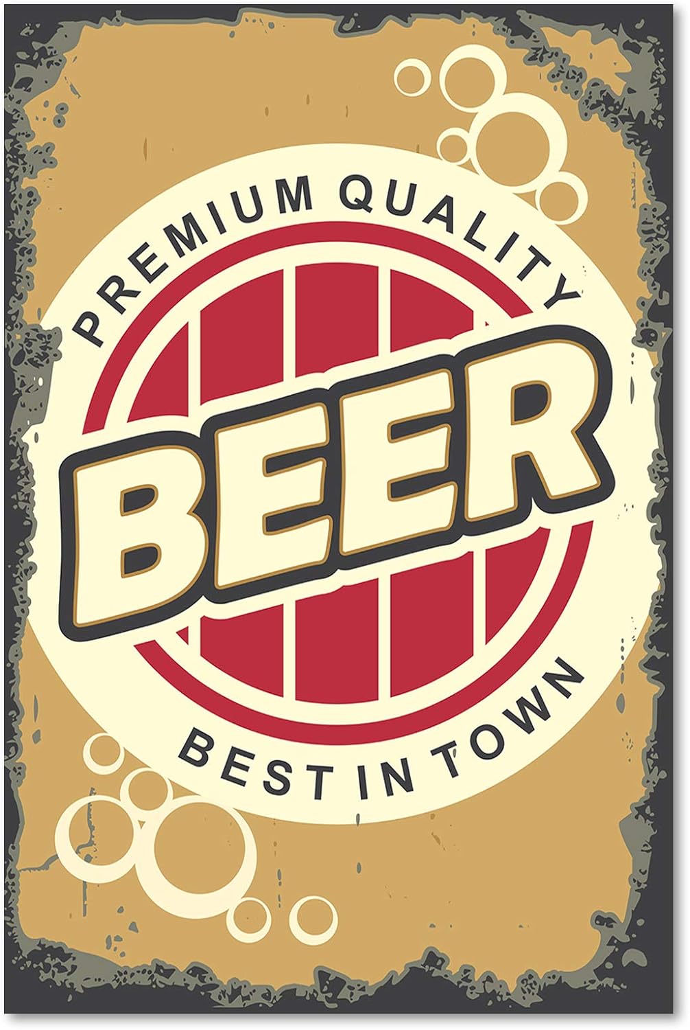 Wandbild XXL Kreativ Deko Kunst Bilder für Bar oder Pub Beige 80x120 cm Deco panel 80x120 cm Beige_A