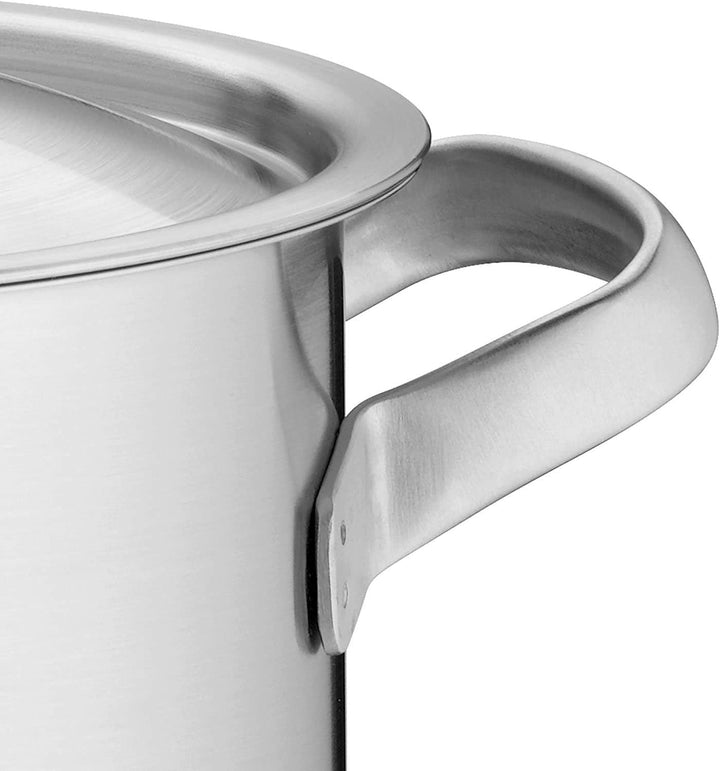 WMF Gourmet Plus Topfdeckel 16 cm, Metalldeckel, Cromargan Edelstahl mattiert, spülmaschinengeeignet
