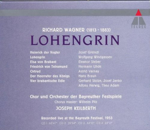 Wagner: Lohengrin (Gesamtaufnahme,Live Bayreuth 1953), Audio-CD
