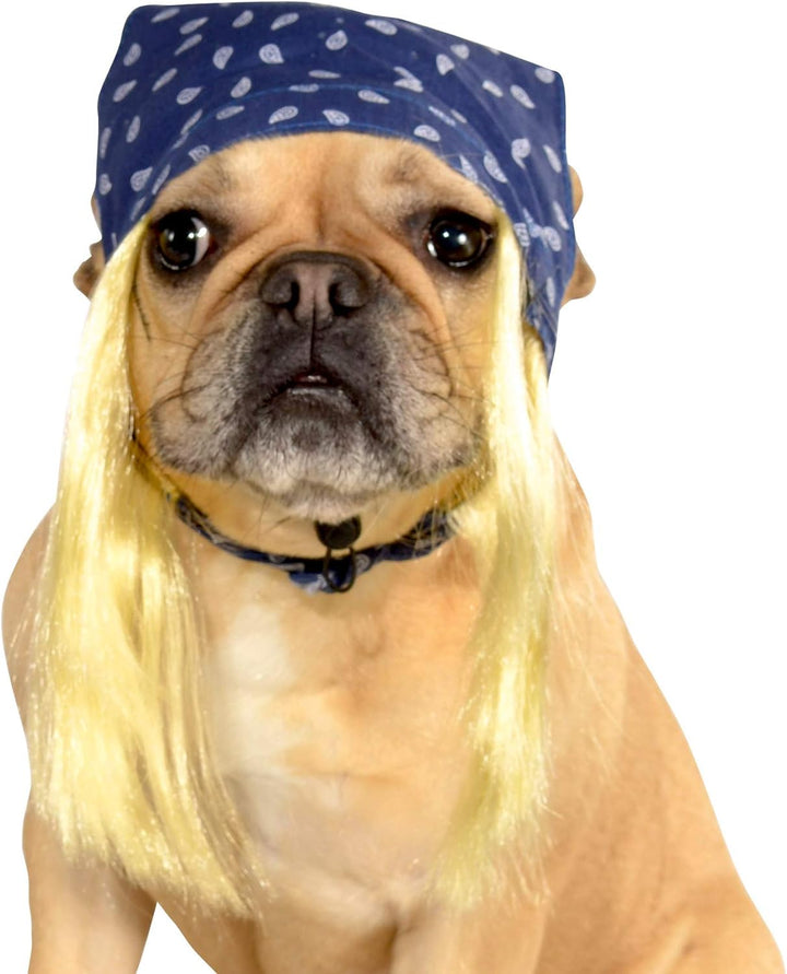 Rubie's Pet Costume Bandana with Hair, Small to Medium Small/Medium Bandana mit Haar, Small/Medium B