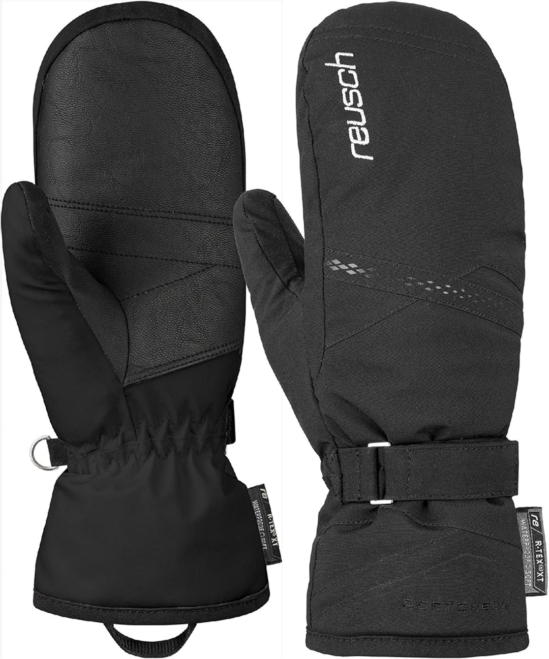 Reusch Damen Hannah R-tex Xt Fäustlinge 6.5 black / silver, 6.5 black / silver