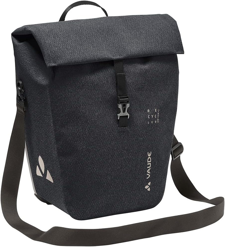 VAUDE ReCycle Commute Single - Fahrradtasche - 1 Hinterradtasche (20 Liter) - wasserdicht - Made in