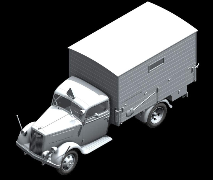 ICM 035402 Opel Modellbau, Hobby, Zusammenbau, detailliert, grau, Mittel