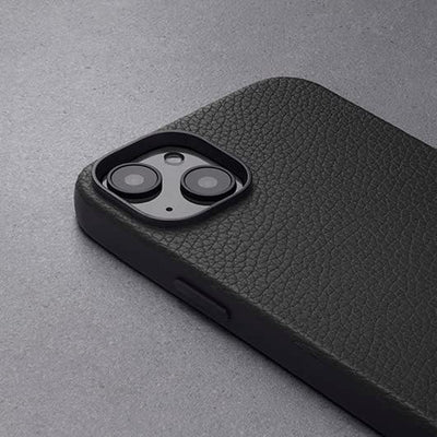 Woolnut Leder Hülle Case für iPhone 14 Plus - Schwarz iPhone 14 Plus Schwarz, iPhone 14 Plus Schwarz