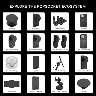 PopSockets: PopCase für MagSafe - Hülle für iPhone 13 Pro Max mit Abnehmbarem PopGrip Slide Sockel u