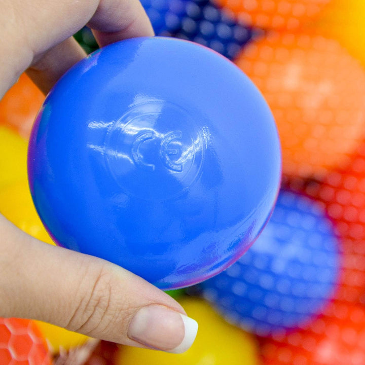 LittleTom 800 Bunte Bälle für Bällebad 7cm Babybälle Plastikbälle Baby Spielbälle, 800