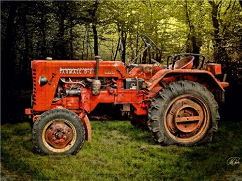 CALVENDO Puzzle Oldtimer Traktor McCormick 1000 Teile Lege-Grösse 64 x 48 cm Foto-Puzzle Bild von Pe