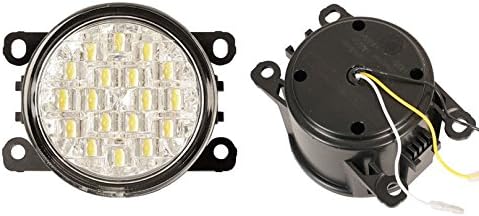 LED Tagfahrlicht ohne Dimmfunktion rund 90mm Durchmesser~