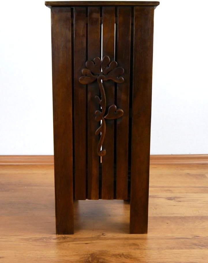 livasia Regenschirmständer aus Teakholz oder Hartholz, Schirmhalter, Schirmständer, Regenschirmhalte