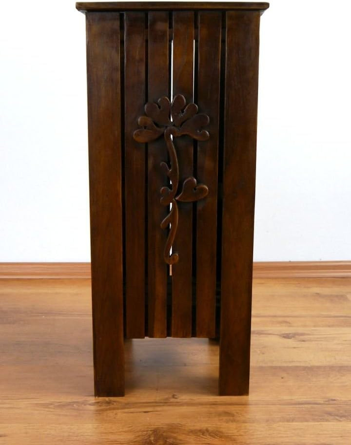 livasia Regenschirmständer aus Teakholz oder Hartholz, Schirmhalter, Schirmständer, Regenschirmhalte